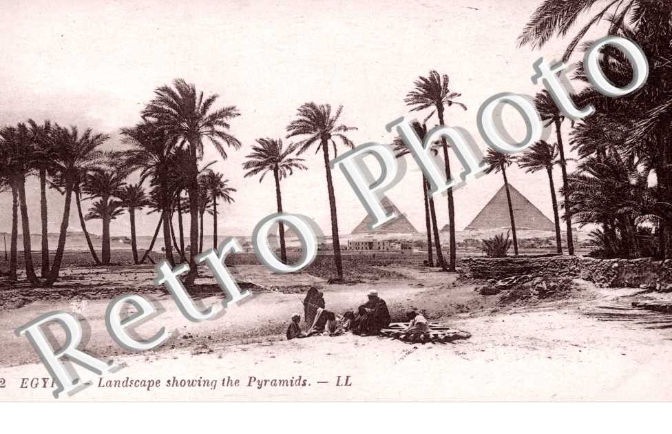Landscape showing the Pyramids