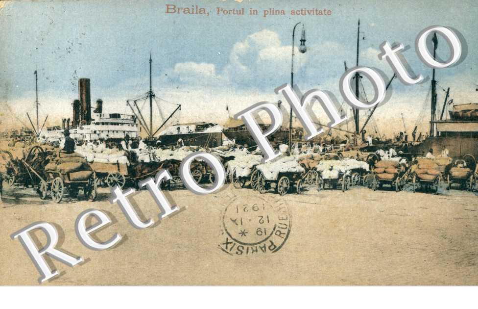 Portul in plina activitate