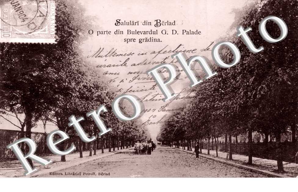 O Parte di Bulevardul G. D. Palade spre gradina