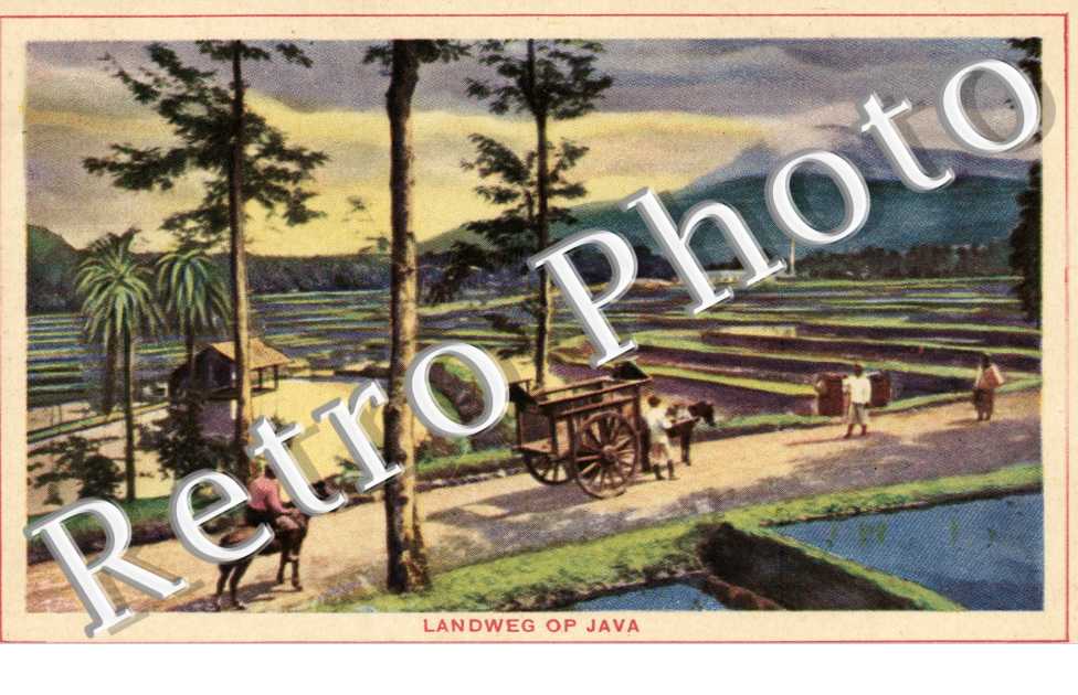 Landweg op Java
