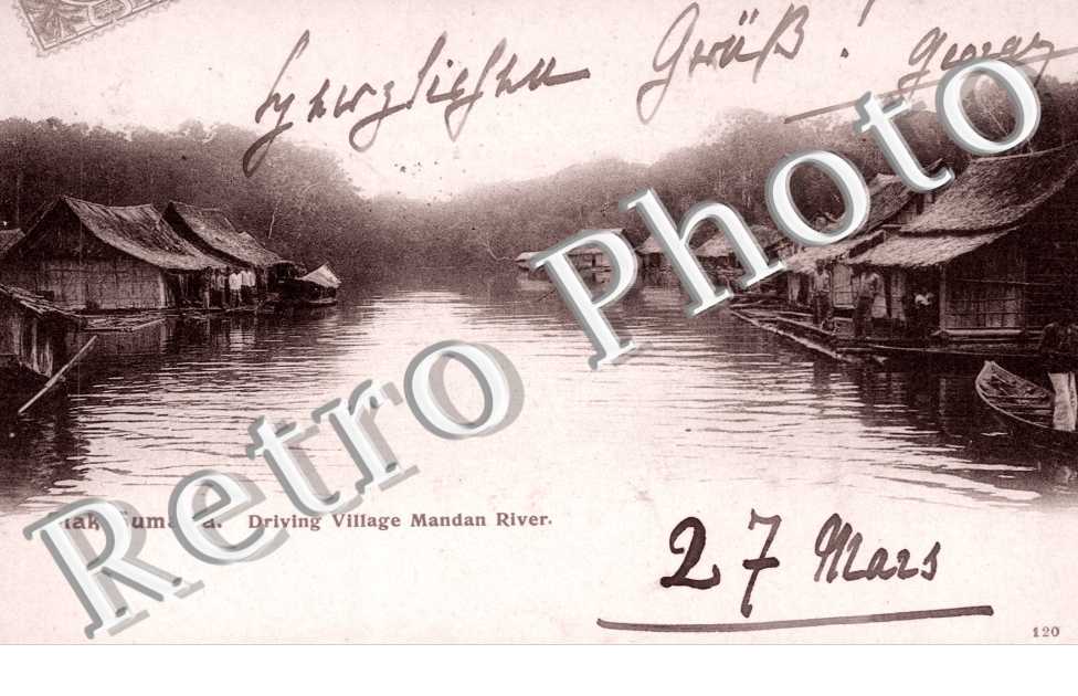 Driving Village Mandan River