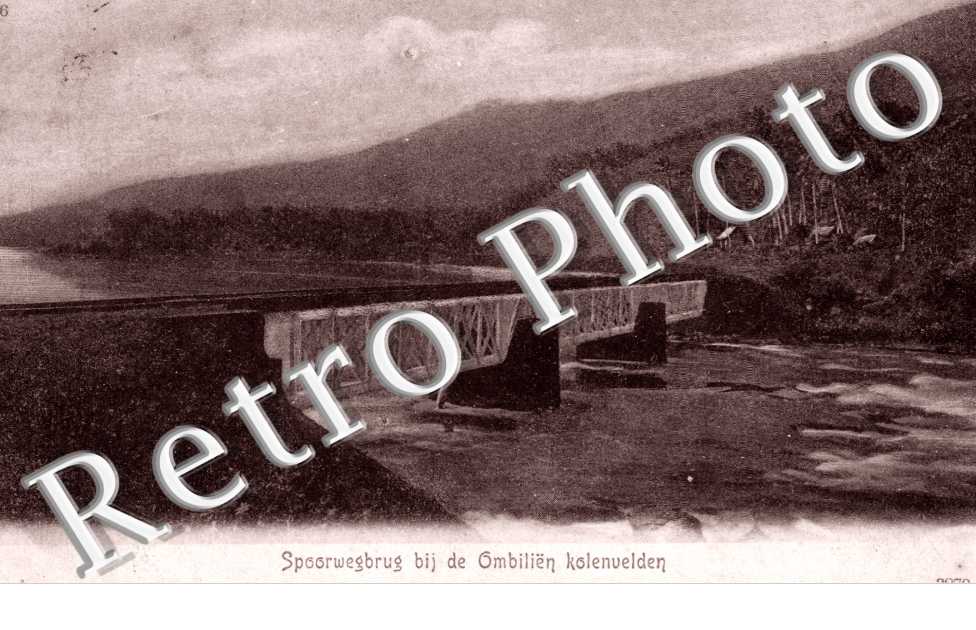 Spoorwegbrug bij de Ombilien Kolenvelden