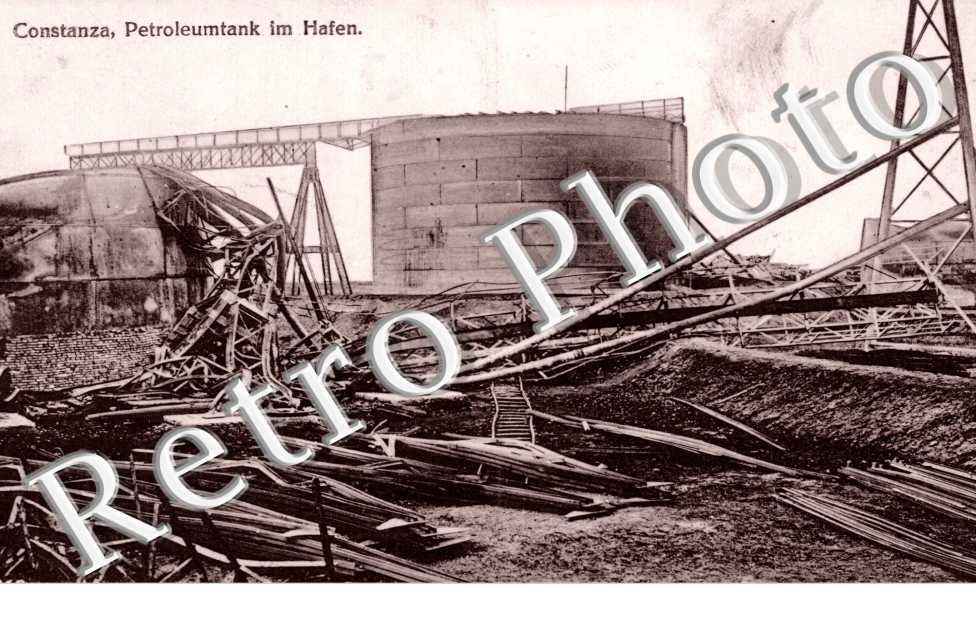 Petroleumtank im Hafen