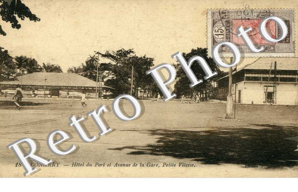 Conakry, Hotel du Port et Avenue de la Gare
