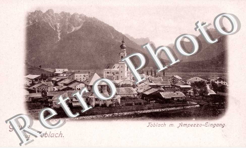 Toblach, Ampezzo Eingang
