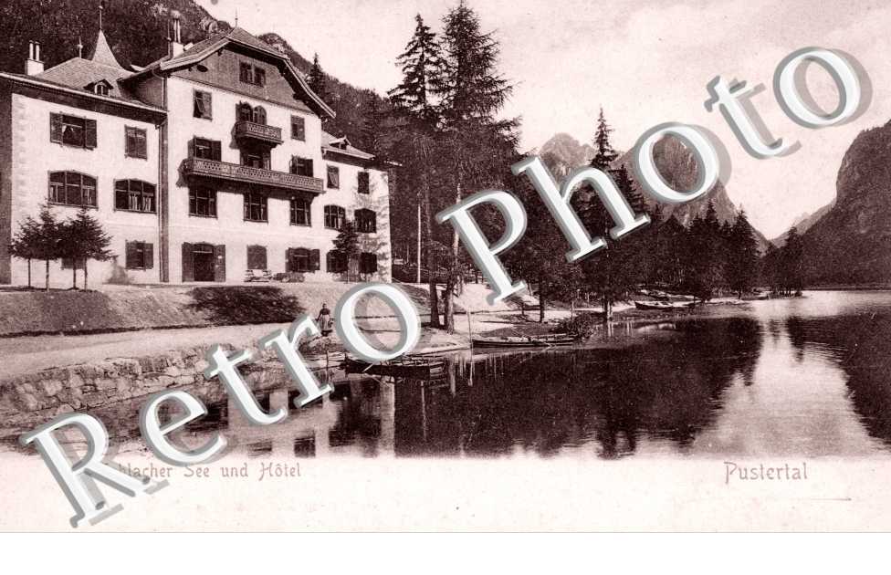 Pustertal Toblacher See und Hotel