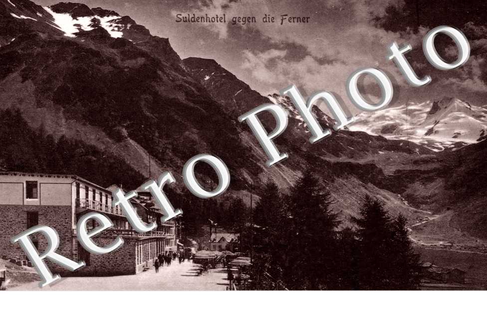 Suldenhotel gegen die Ferner