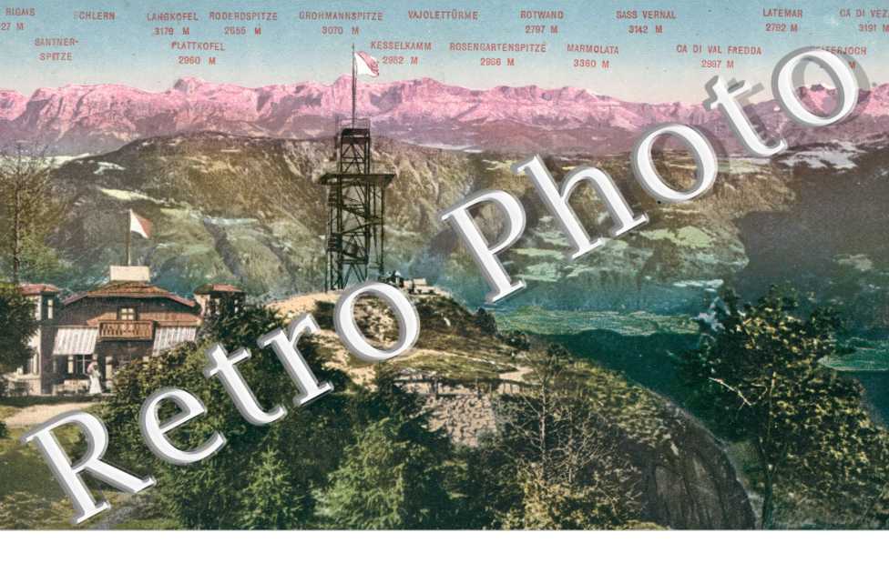 Schlern, vue generale