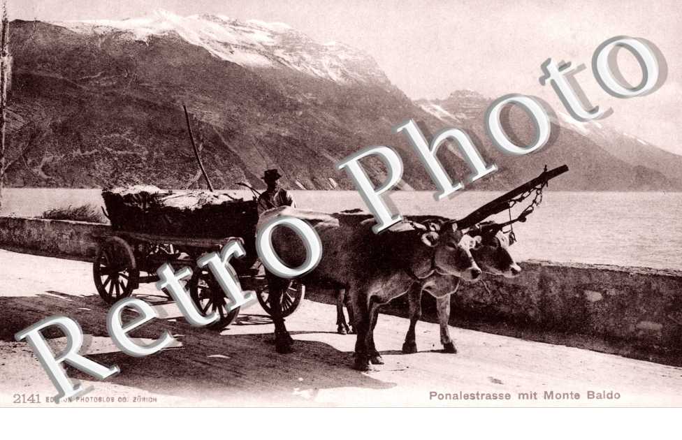 Ponalestrasse mit Monte Baldo