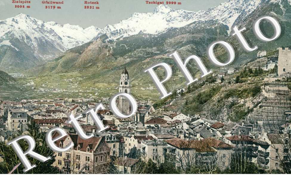Sudtirol, Kurort Meran gegen Vinschgau