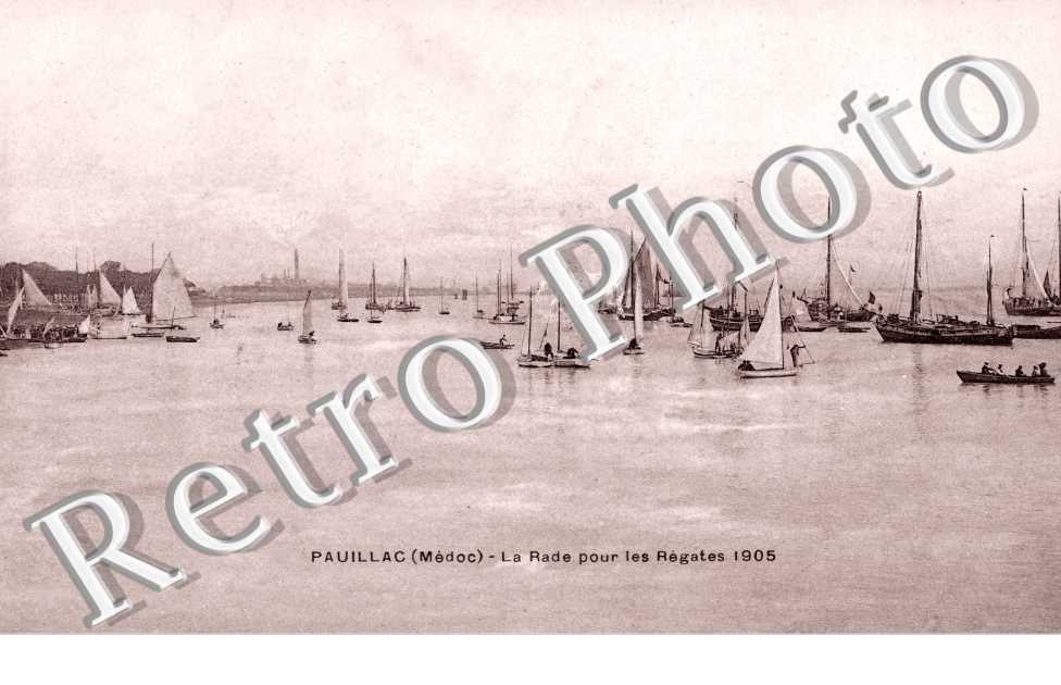 la rade pour les regates 1905