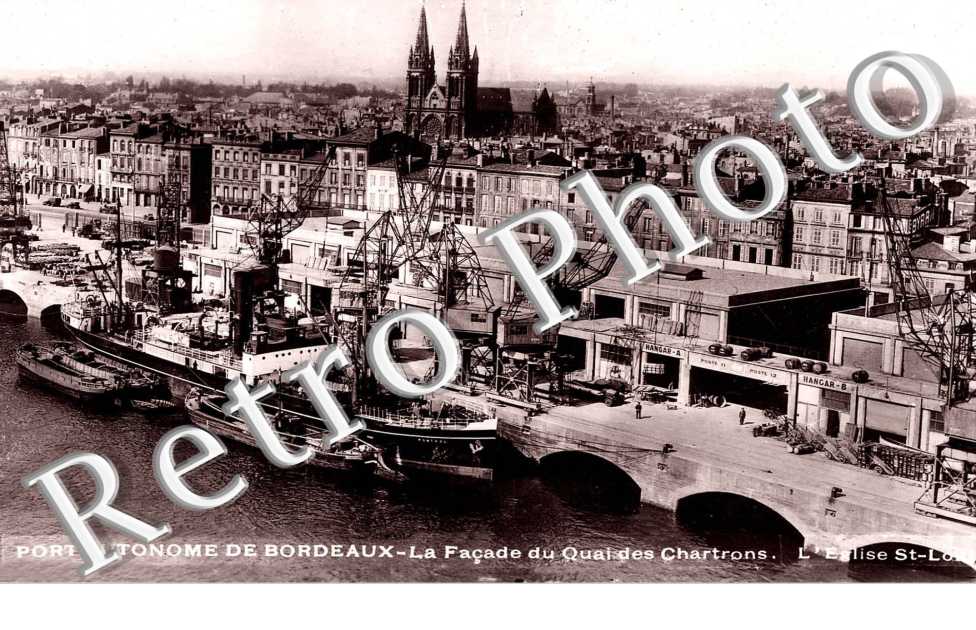 la facade du quai des Chartrons Port autonome de Bordeaux