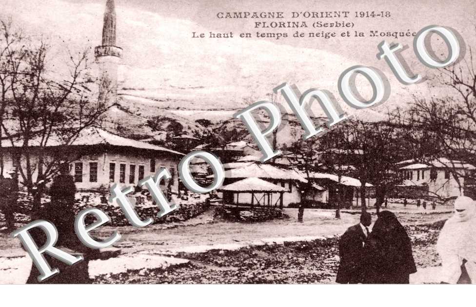 Le haut en temps de neige et la Mosquee