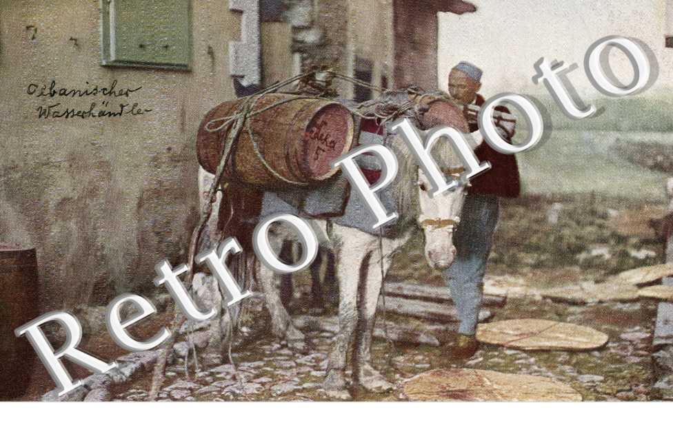 Albanischer Wasserhandler