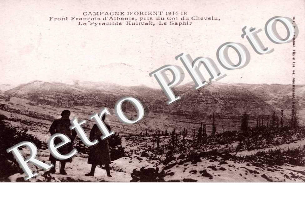 Front francais pris du Col du Chevelu, le Saphir