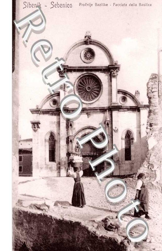 Sebenico, Sibenski, Facciata della Basilica
