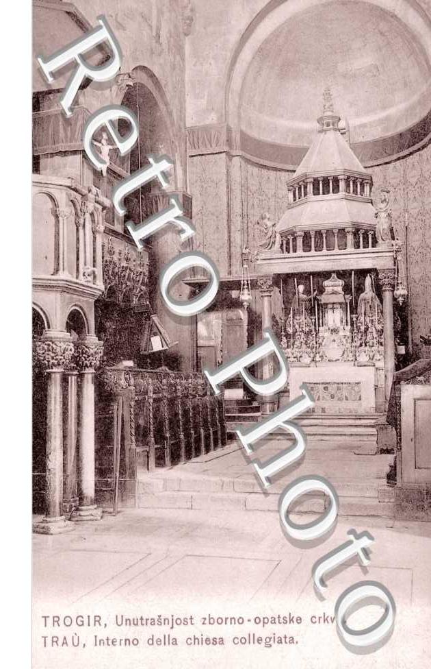 Trau, Interno della chiesa collegiata