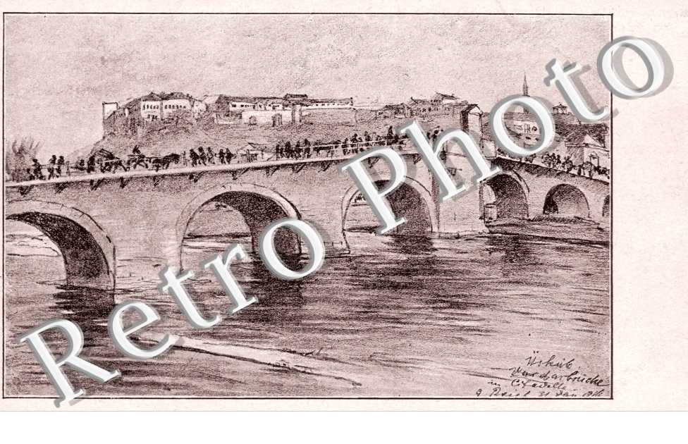 Skopie, Uskub, Vardarbrucke