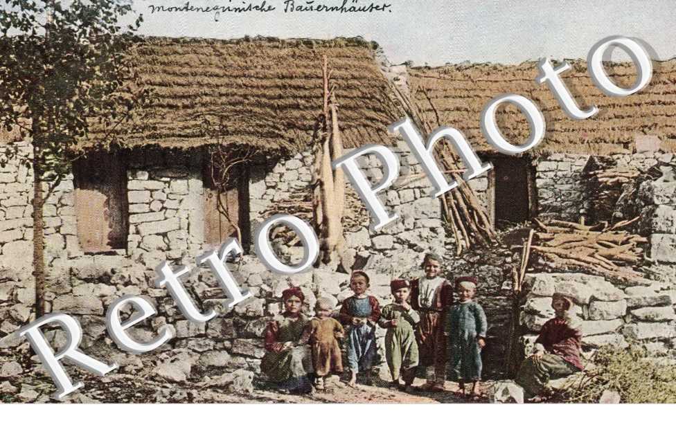 Montenegrinische Bauernhauser