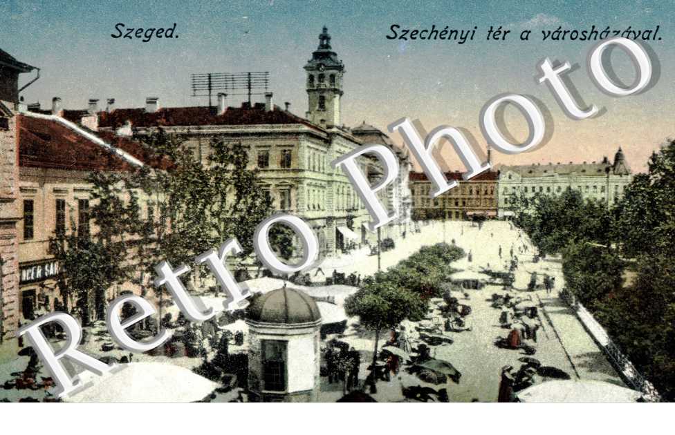 Szechenyi ter a varoshazaval