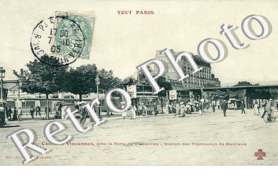 Cours de Vincennes, Station des Tramways de Banlieue