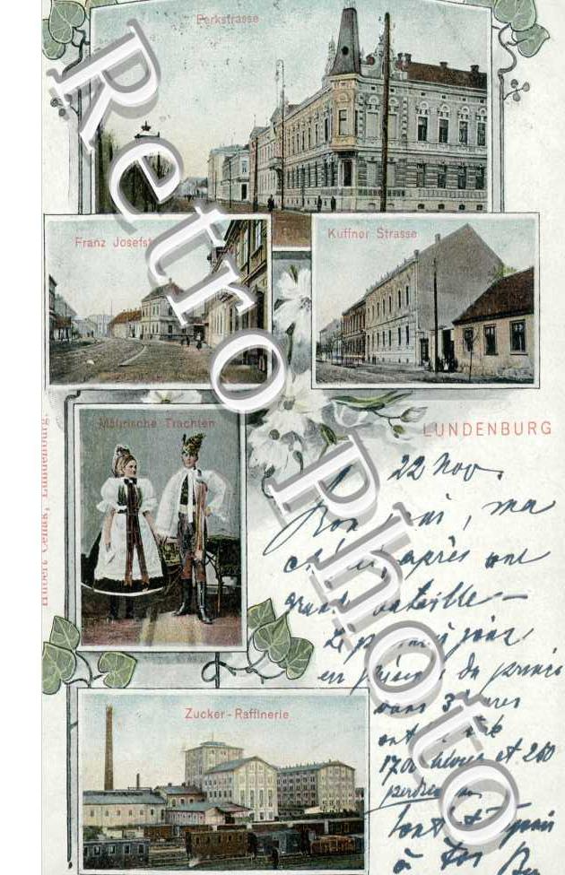 Lundenburg, Parkstrasse, Kuffner strasse, Zucker Raffinerie