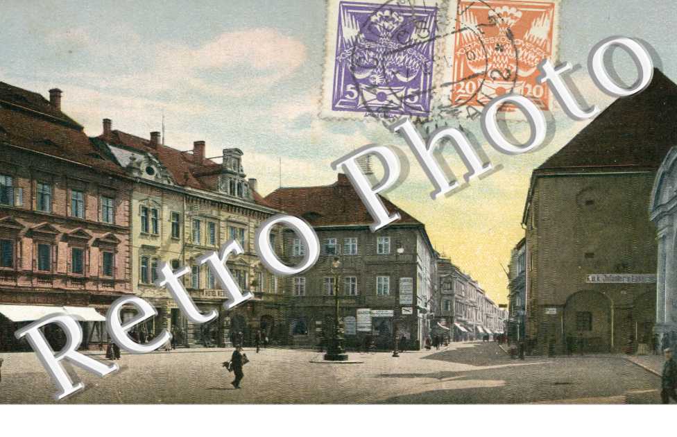 Komotau, Marktplatz