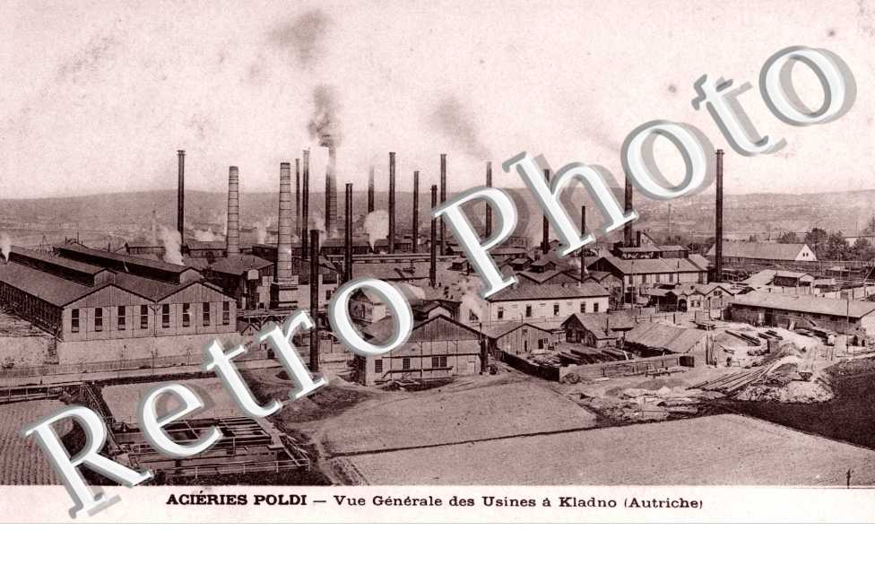 Vue generale des Usines, Acieries Poldi
