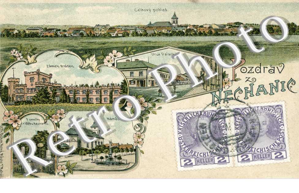 Namesti, Zamek Hradek, Celkovy pohled, Ulice Palackeho
