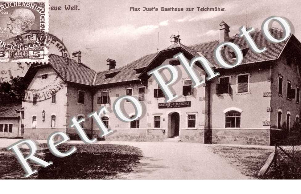 Max Just's Gasthaus zur Teichmuhle  -  1911