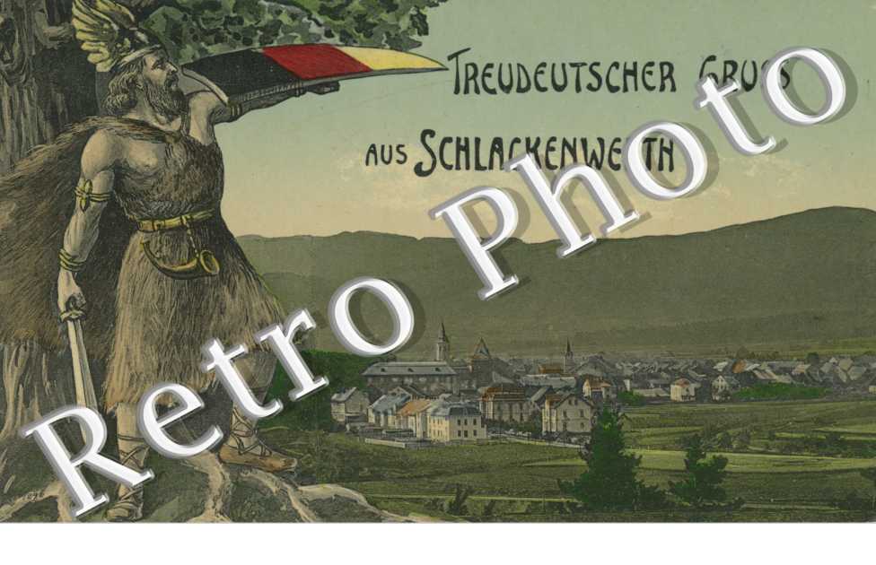 Treudeutscher Gruss aus Schlackenwerth