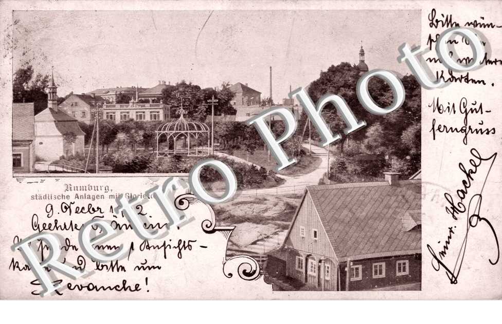 Rumburg, Stadtische Anlagen mit Gloriette