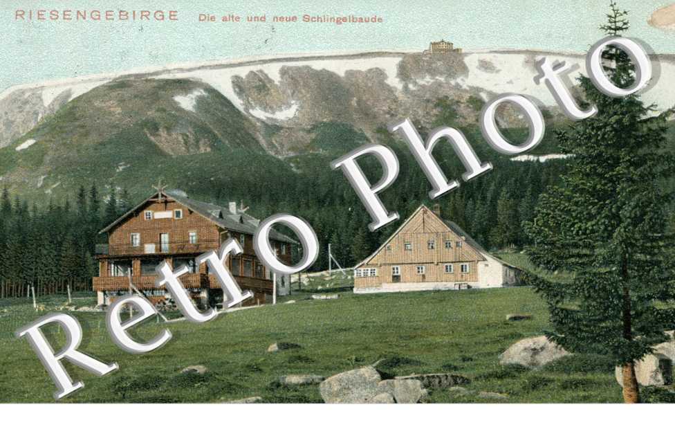 Riesengebirge, Die alte und neue Schlingelbaude