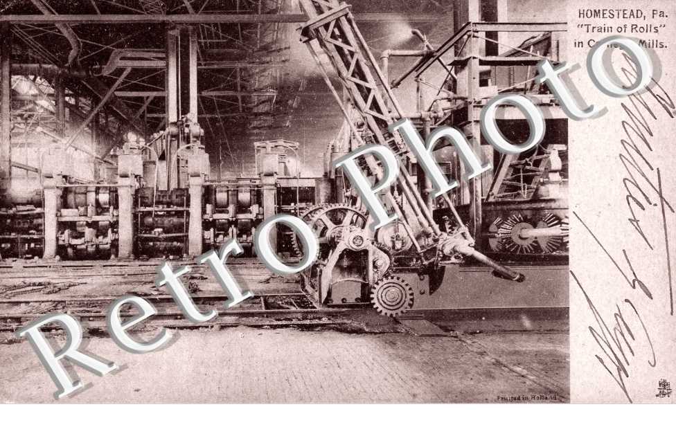 Train of Rolls in Carnegie Mills