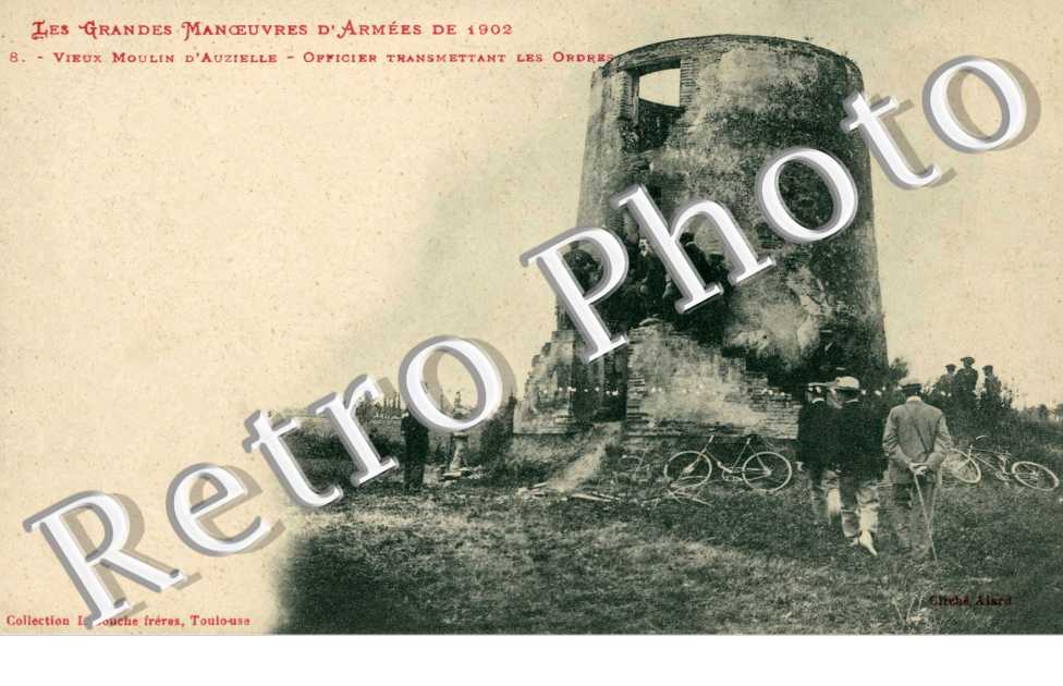 Vieux moulin Officier transmettant les ordres Les grands manoeuvres de 1902