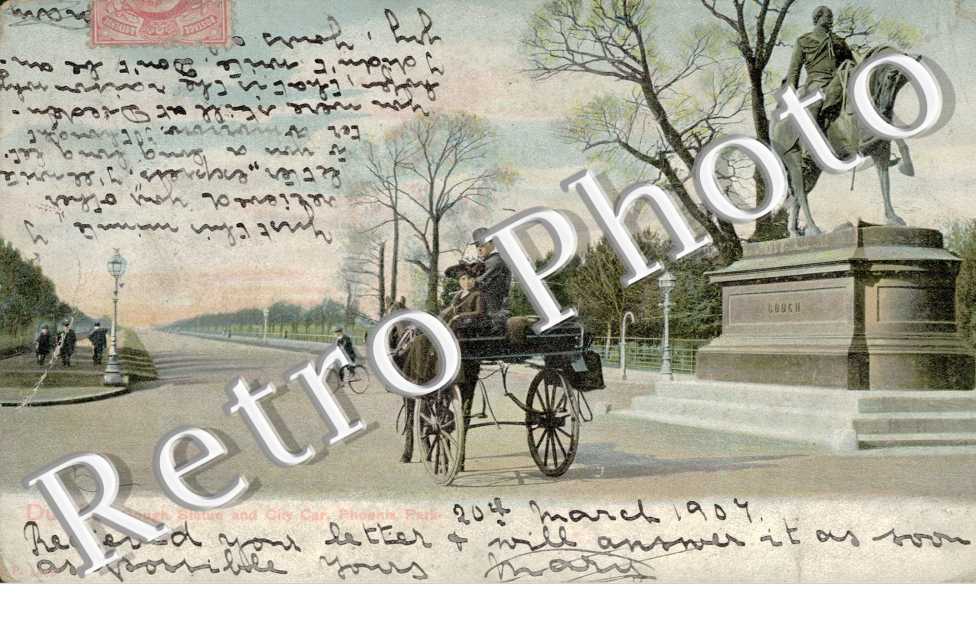 Gough Statue and City Car, Phoenix Park