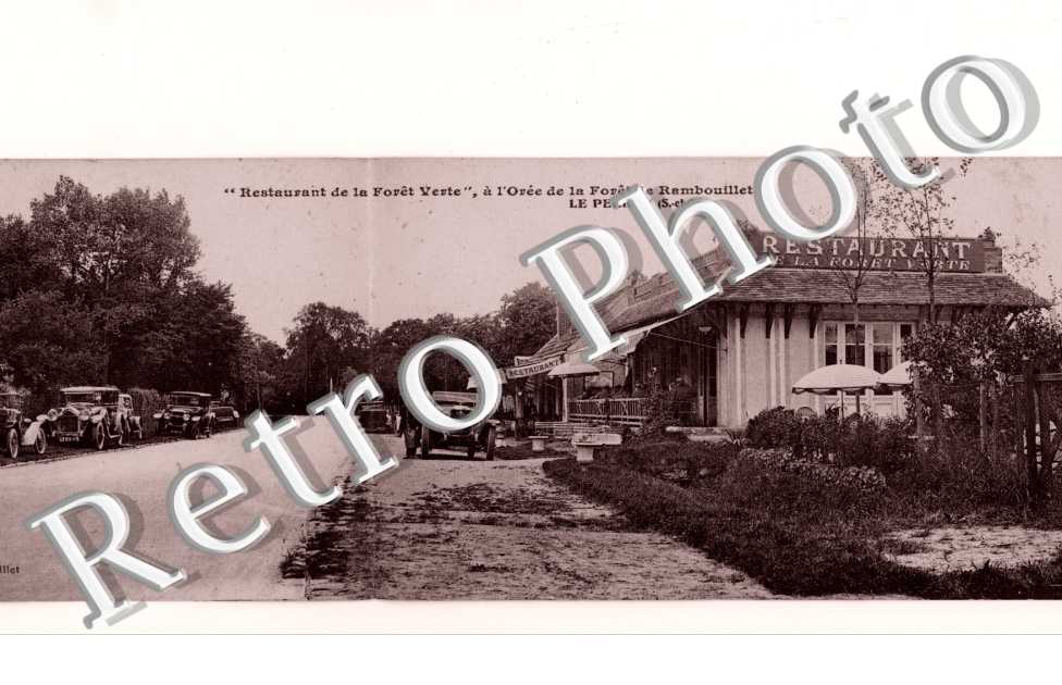 Restaurant de lla foret verte a l'Oree de la Foret de Rambouillet  - carte panoramique