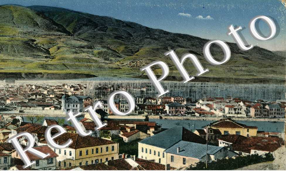 Uskub  panorama - carte panoramique