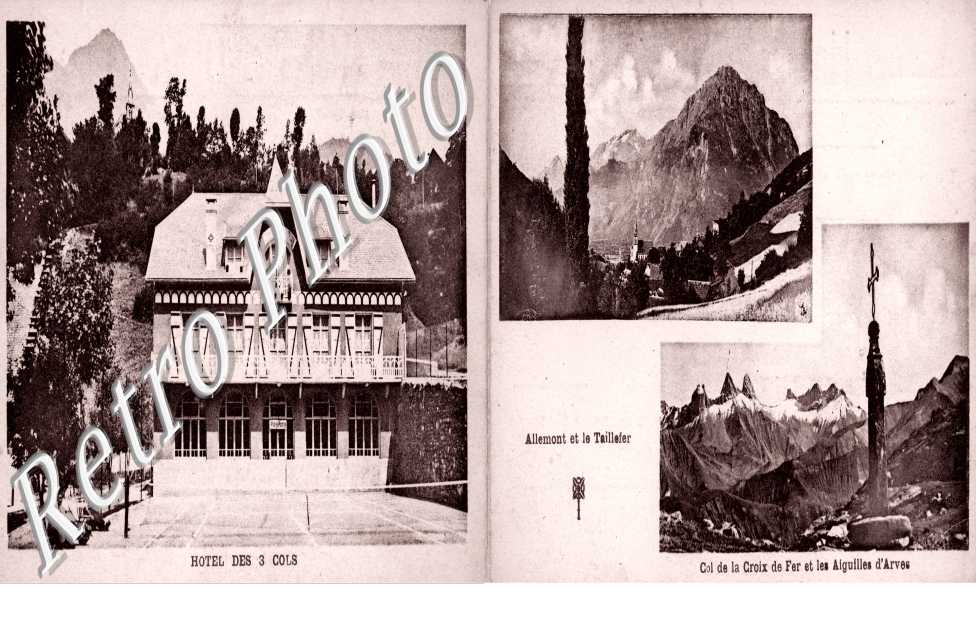 Hotel des Trois cols - carte panoramique
