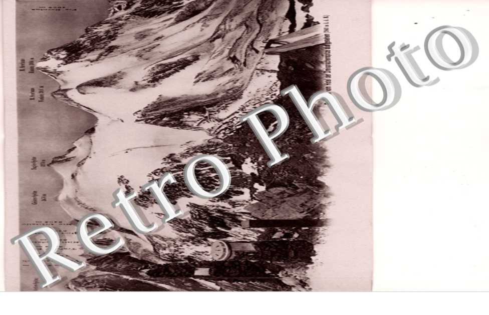 panorama vom hotel der Dreisprachenspitze aus gesehen - carte panoramique