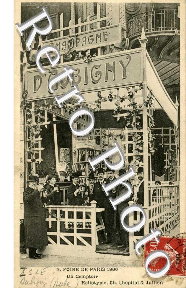 Foire de Paris 1906 Champagne d'Aubigny