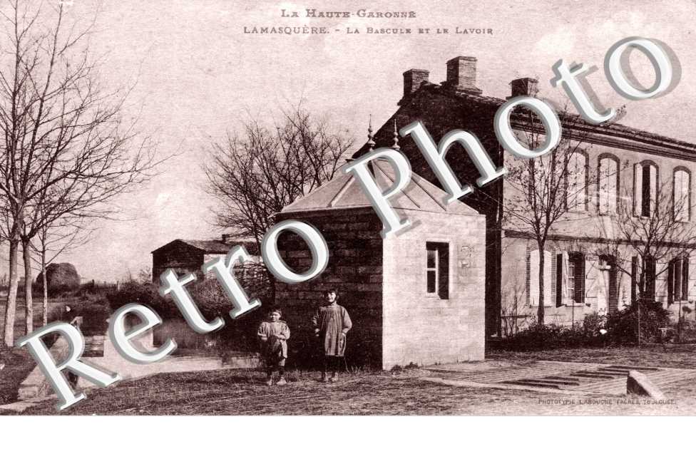 la bascule et le lavoir