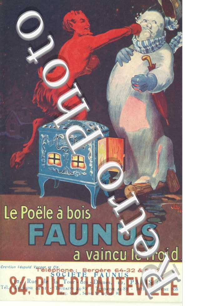  Le Poële a bois FAUNUS a vaincu le froid, 84 rue d'Hauteville Paris