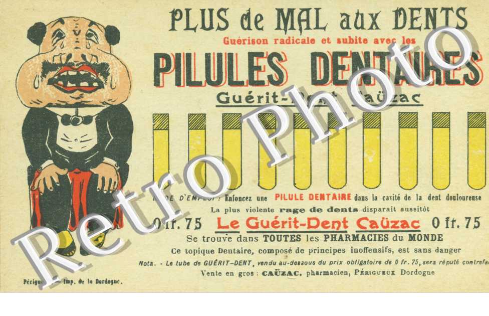 Pilulles Dentaires Guerit-Dent Cauzac, pharmacie Perigueux Dordogne