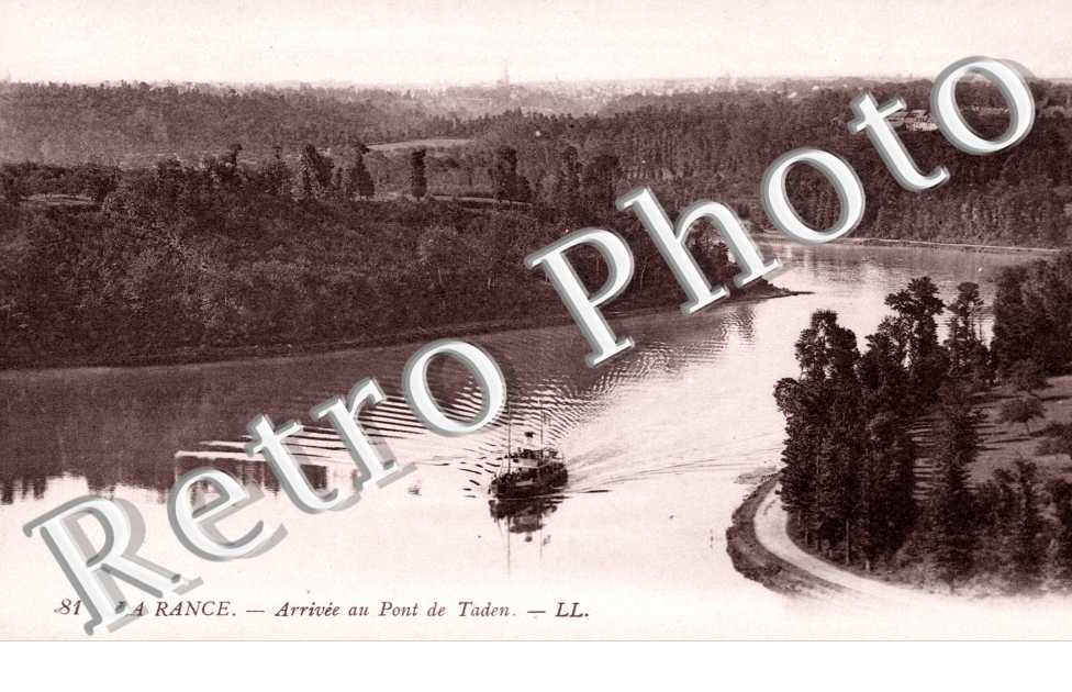 LA RANCE  arrivee au Pont de Taden