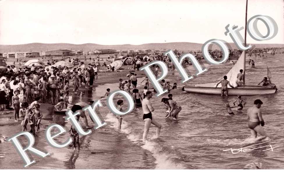 la Plage  -  annees 50