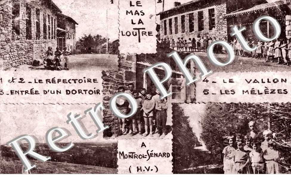 LE MAS LA LOUTRE   le vallon les Melezes  -  fin des annees 50
