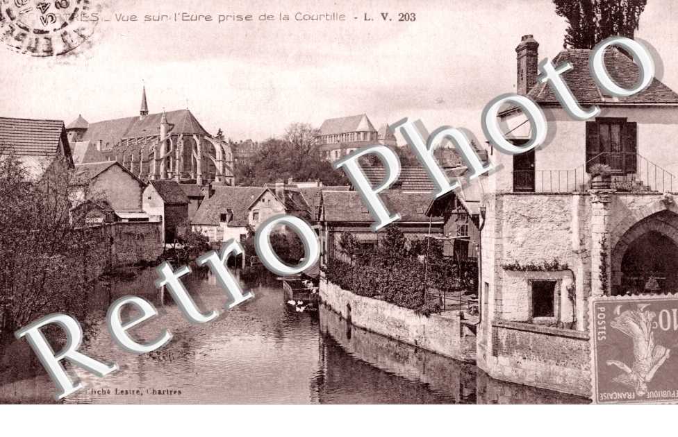 vue sur l'Eure prise de la Courtille