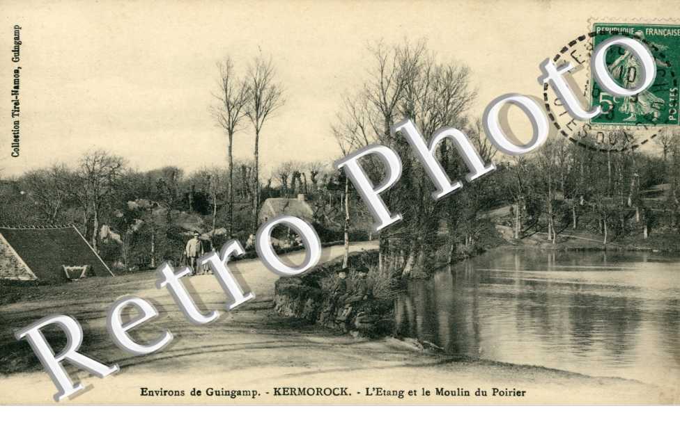 l'etang et le moulin du poirier  KERMOROCK