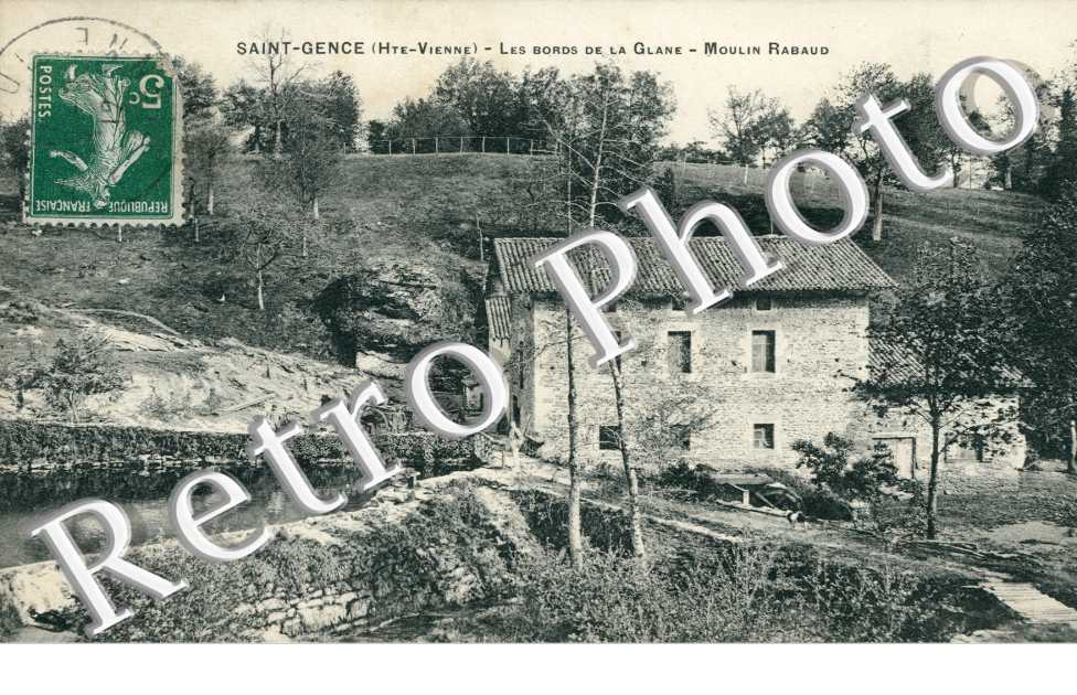 Les bords de la Glane  Moulin Rabaud